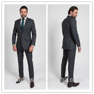 2015 new spring style high quality classic grey stripe indian wedding suits for men